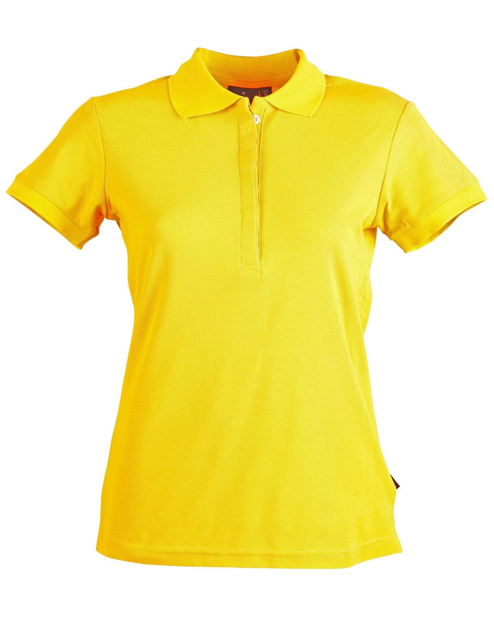 Connection Polo Ladies' Ps64 Casual Wear Winning Spirit Gold, Grey 8